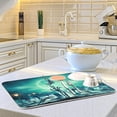 thumbnail image 6 of Dish Drying Mat, Zombie Hands Cemetery Microfiber Kitchen Dish Pads Super Absorbent Dish Drainer Mat Fast Drying Heat-resistant Drying Mat for Kitchen Counter, 16"x18", 6 of 7
