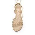 thumbnail image 3 of DREAM PAIRS Lace-up Gladiator Sandals Strappy Dressy Summer Flat Sandals for Women, 3 of 7