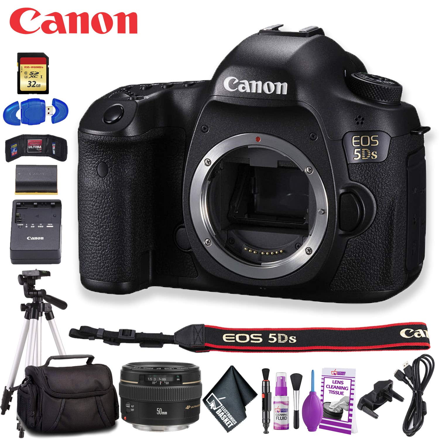 Canon EOS 5DS DSLR Camera (Intl Model) Master Kit(International Model)