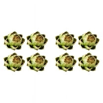 8Pack Artificial Artichoke Vegetables and Fruits for Home Wedding Party Table Decoration (Green)