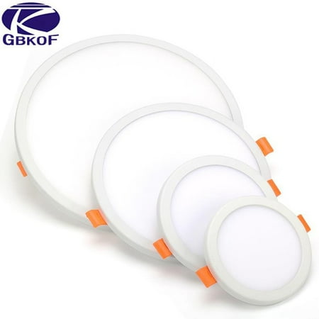 

LED Panel Light Round Ultra Thin LED Downlight AC220V 6W 8W 15W 20W LED Ceiling Recessed Light For Indoor Bathroom Illuminate