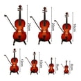 thumbnail image 5 of NIBOLOG Tiny Violin Keychain with Sound Mini Violin Toy Set Plays Sad Music Smallest Violin Model Mini Crying Story Teller Portable Miniature Violin, 5 of 7