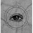 thumbnail image 2 of Eye Conspiracy Theory Illuminati Men's Graphic T Shirt Tees Brisco Brands M, 2 of 4