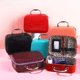 thumbnail image 5 of Estuche de maquillaje con diseño de piedras de estilo coreano con espejo, bolsa de almacenamiento portátil para mujer, bolsa de maquillaje con cremallera cuadrada, 5 of 6