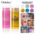 thumbnail image 3 of Clubday glitter sequin gel stick, portable and retractable sparkling makeup stick, multifunctional for eyes and lips, convenient gel for adding shine anytime, 3 of 11