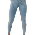 thumbnail image 3 of Lady's Stretch Jeans Elastic Waist Slim Fit Skinny Pants, 3 of 5