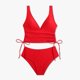 thumbnail image 4 of Trajes de baño para mujer, Trajes de baño para mujer Traje de baño de mujer con abertura, cintura alta, color liso, traje de baño bikini conservador y a la moda Traje de baño de nailon para mujer, 4 of 9
