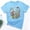 Blue, variant on Sakmal Ladies Tops Under $5 Short Sleeve Green Graphic Flower Crew Neck T-Shirts Womens T Shirts