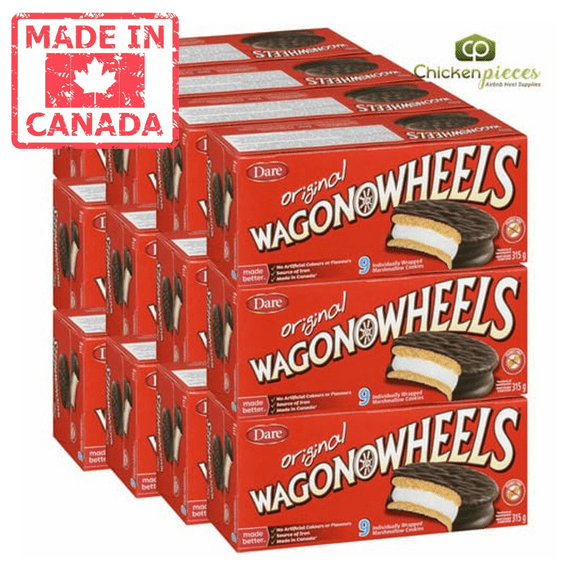 Dare Cookie Original Wagon Wheel 315G/11.11oz (12/Case) - Canadian Made