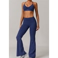 thumbnail image 3 of Conjuntos de entrenamiento for mujer, 2 piezas, sujetador deportivo, camiseta sin mangas, polainas de cintura alta, gimnasio, Yoga, ropa activa, Top de entrenamiento for mujer, 3 of 6