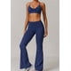 thumbnail image 3 of Conjuntos de entrenamiento for mujer, 2 piezas, sujetador deportivo, camiseta sin mangas, polainas de cintura alta, gimnasio, Yoga, ropa activa, Top de entrenamiento for mujer, 3 of 6
