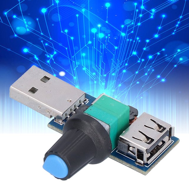 Módulo De Control Del Ventilador USB, Placa De Control De Velocidad Del Ventilador USB Duradera Operación Fácil Para Ajustar Fácilmente La Velocidad Del Ventilador USB