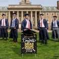 thumbnail image 7 of KatchOn, Congrats Grad Yard Sign - 16x10 Inches | Black and Gold Class of 2026 Congrats Yard Sign | Graduation Party Decoration | Congrats Grad Lawn Signs for Graduation Decorations 2026, 7 of 7
