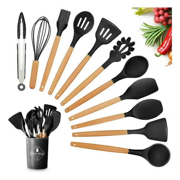 Utensilios Silicona Cocina Espatulas Reposteria Teker 12 Set