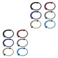 thumbnail image 4 of kurtrusly 6pieces Braided Paracord Set Sturdy And Durable Alloy Adjustable For All Polishing Electroplating Black+Khaki+Burgundy 2Set, 4 of 6