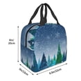 thumbnail image 3 of Disketp Christmas Trees for Insulated Lunch Bag for Women and Men, Perfect for Work, Hiking, Picnic, 3 of 8