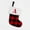 A, variant on 8inches Initial Monogram Christmas Stocking Red Buffalo Plaid Christmas Stocking with Embroidered Letter Personalized Mini Christmas Stocking White Plush Xmas Stocking for Xmas Tree Fireplace Decor