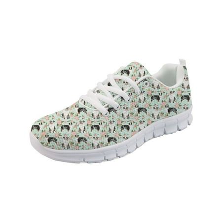 

Australian Shepherd Printing Flat Shoes Ladies Fashion Sneakers for Females Breathable Mesh Shoes Teenagers Zapatos