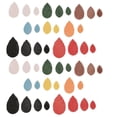 thumbnail image 2 of 1 Bag of Ceramic Mosaic Tiles DIY Mosaic Tiles Leaf-shaped Mosaic Tiles DIY Art Projects, 2 of 4