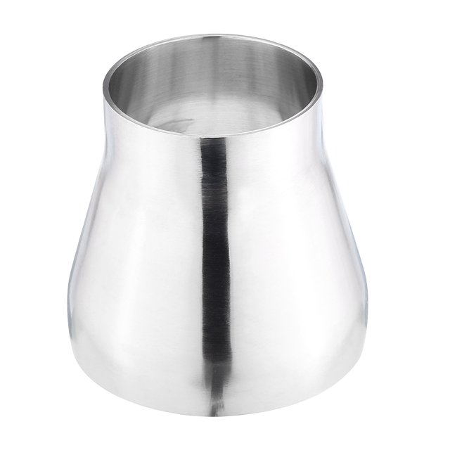 304 Stainless Steel Pipe Fitting , 3.5" to 2.5" Tube Concentric Reducer and Increaser Weld Pipe Fitting Pipe Connector