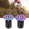 thumbnail image 1 of Easy to Carry and Use 1Pair Bike Handlebar Grips Ends Plugs, Screw Bike Bar Ends Plug, Convenient and Practical Accessory Cycling Outdoor Riding for Cyclist, 1 of 8