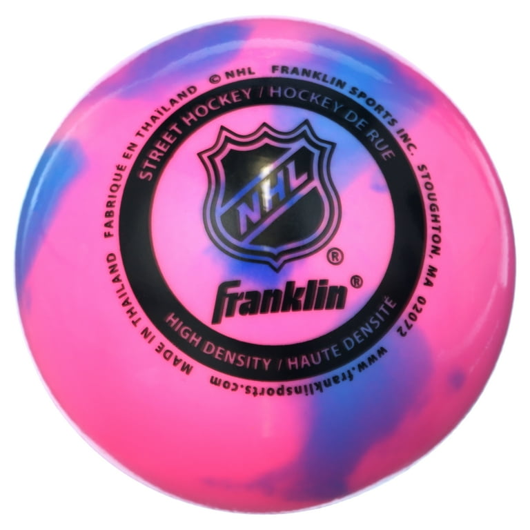 Franklin Sports NHL Street Hockey Balls, Outdoor Use, Low‑Bounce