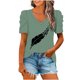 thumbnail image 1 of Blusas de Manga Corta para las Mujeres, Blusa de Camiseta Suelta Casual Hecha de Tela Cómoda para Todo el Uso Diario de Temporada, Blusas para las Mujeres Casual, 1 of 1