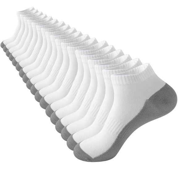 18 Pairs Ankle Socks For Men&Women Low Cut Socks No Show Socks Athletic Breathable Comfortable Moisture Wicking Work Socks
