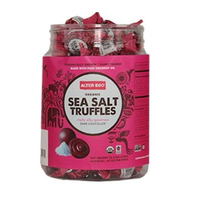 Alter Eco Americas Organic Truffles Sea Salt .42 oz Case of 60 by