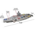 thumbnail image 4 of 30 Inch Aircraft Carrier with Sound Effects and Light Up Runway (14 Fighter Jets), 4 of 4
