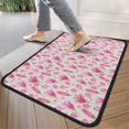 thumbnail image 4 of Pioneer Flower Floral Print Pattern Door Rugs,Washable Non Slip Door Mats Indoor,Decorative Door Mats,Entry Mat Indoor for Entrance,Bedroom,Kitchen,Bathroom,30"x17", 4 of 6