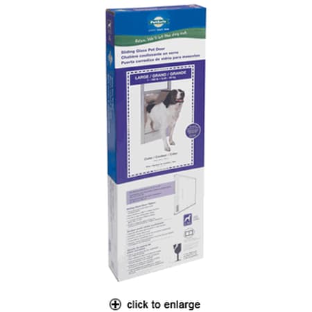Petsafe 2 Piece Sliding Glass Pet Door Large