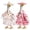 Style 4, variant on Porch Goose Outfit Decorative Cement Goose Clothes with Faux Wing Skirt and Wand Garden Statue Dress Up Costume for Yard Garden Decoration