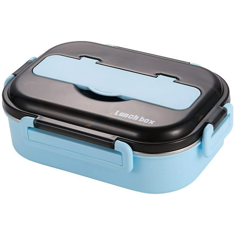 Stainless Steel Reusable Insulated Lunch Box With Lid, Portable Washable  Thermal Bento Box, For Office Workers, Children And Primary School  Students, Kitchen Supplies - Temu