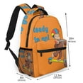 thumbnail image 2 of Curious George Rucksack, Anime Backpack, Lightweight,, Travel, Multifunctional, Unisex, Celebration, Present, Rucksack, 2 of 5