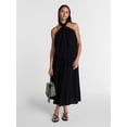 thumbnail image 3 of Time and Tru Women's Textured Halter Top, Sizes XS-XXXL, 3 of 6