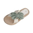 thumbnail image 2 of ATENAR Womens Slippers Fashion Wide Shoes Women Fuzzy House Slipper Silver 9, 2 of 8