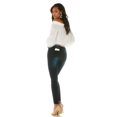 thumbnail image 3 of Cover Girl Jeans juniors plus size Perfect Mid Rise Comfy Skinny Jeans khaki black or blue, 3 of 6