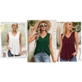 thumbnail image 5 of MOYIKO Tank Tops for Women V Neck Sleeveless Tops Summer Trendy Dressy Casual Flowy Shirts Loose Fit, 5 of 7