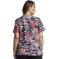 thumbnail image 3 of Dickies EDS Scrubs Top For Women V-Neck Print DK876, S, Love Hope Heal, 3 of 6