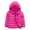 Hot Pink, variant on Gubotare Girls Jackets Girls Metallic Shine Hooded Puffer Jacket Packable Warmth Padded Winter Coat Size 8-9 (Hot Pink,8-9 Years)