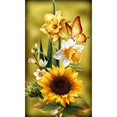thumbnail image 1 of Cuadros Decorativos Kits de punto de cruz de mariposa de flor de pintura de diamante de taladro completo 5D (hg346) Wdftyju embutido en tela, 1 of 9