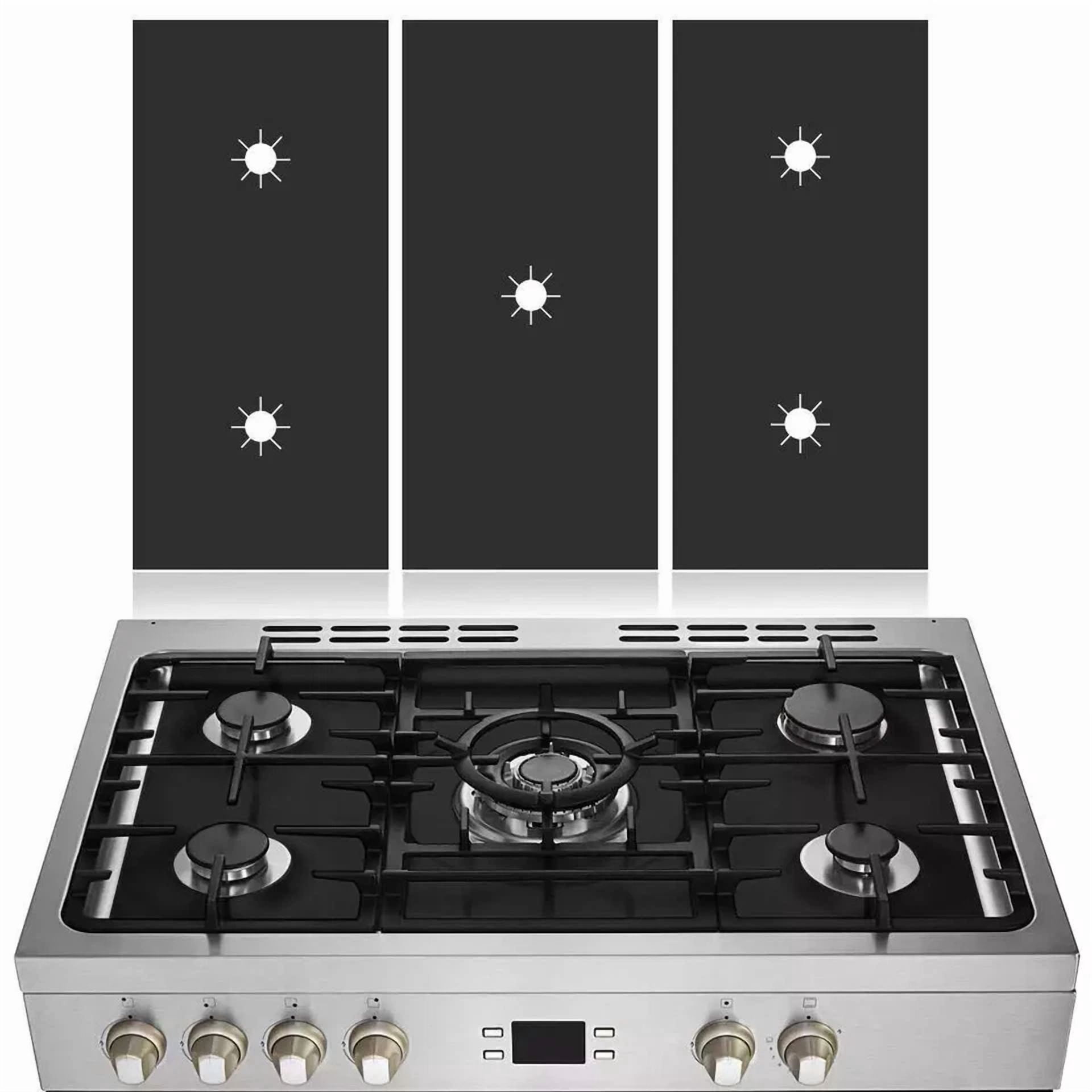 3Pcs Washable Stove Protector Stove Burner Covers For Gas Stove Top Non-Stick