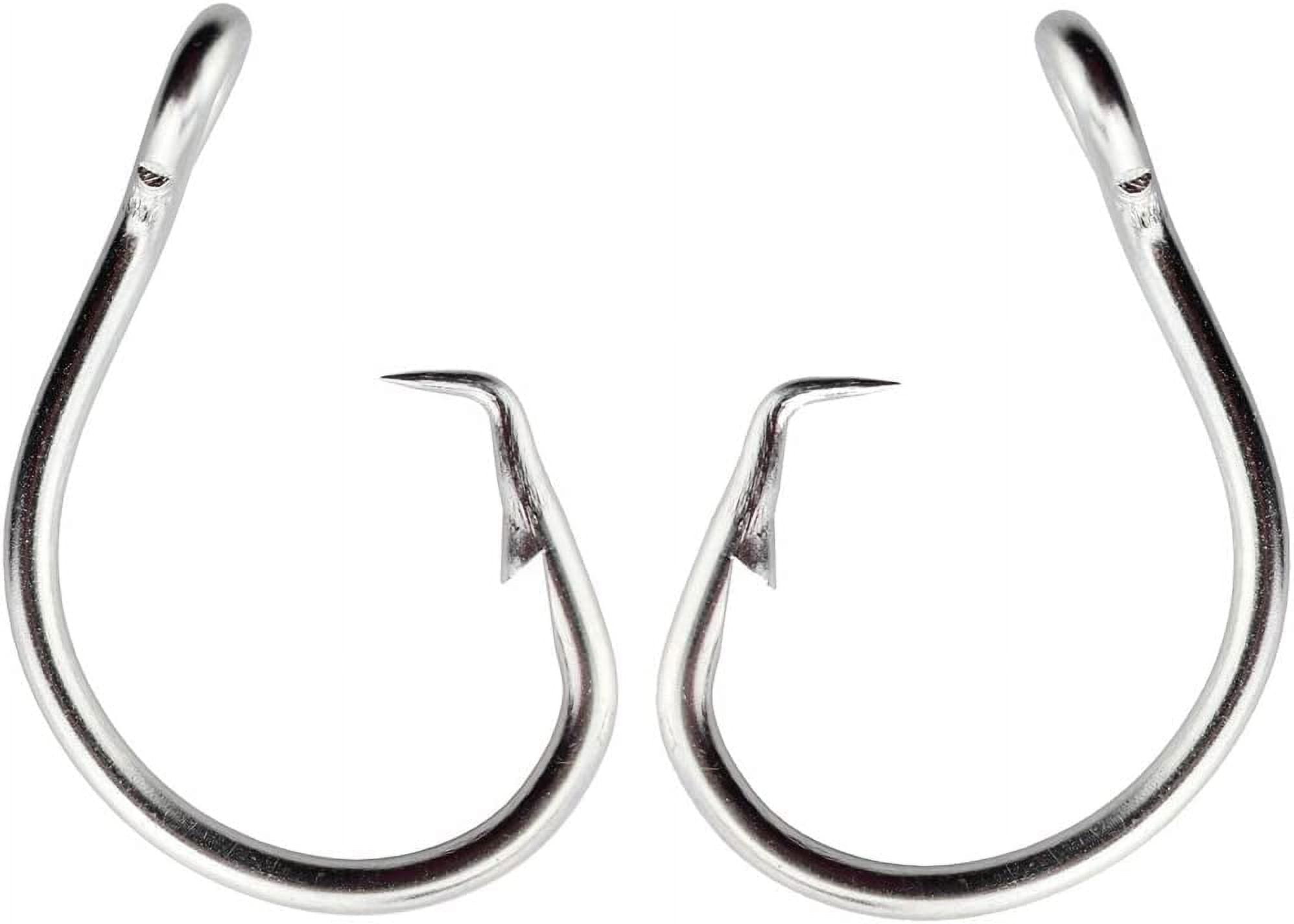 YOTO Circle Hook for Saltwater Freshwater Bass Tuna, 6-Pack Perfect in-line  Big Game Fishing Hook with 9 Size