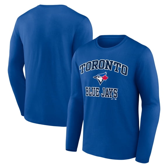 Men's Logo Athletic Royal Toronto Blue Jays Heart & Soul Long Sleeve T-Shirt