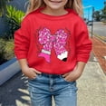 thumbnail image 1 of Chandail pour Fille à Manches Longues, Chandail Imprimé, Chandail à Col Rond pour Filles, Hauts à Enfiler, Vêtements d'Automne, Vêtements pour Fille 5-6 Ans, 1 of 3