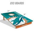 thumbnail image 4 of YouTheFan NFL Miami Dolphins 2' x 3' Cornhole Game, 4 of 6