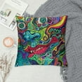 thumbnail image 2 of Abstract Art Print Fun Cushion Cover Novelty Throw Pillow Case  Outdoor Sofa Couch Living Room Single, 2 of 5