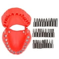 thumbnail image 2 of Magnetic Drill Bit Holder, Shock Resistant Stainless Steel Drill Bit Holder  For Camping Red, 2 of 8