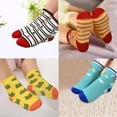 thumbnail image 2 of Toddler Grip Socks for Boys 12 Pairs Non Slip Baby Boy Sock with Grippers 1-7 Years Anti Skid Kids Crew Socks, 2 of 6